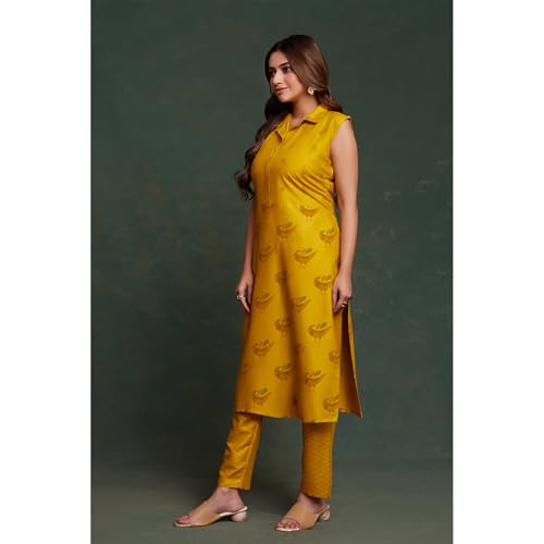 Image of Kurta Set for Women Viscose Rayon Kurta Printed With Pant