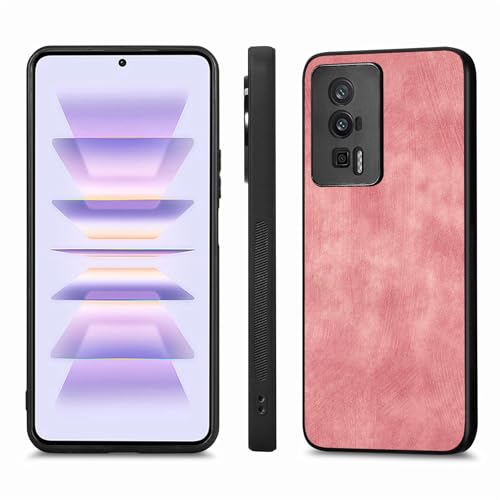 Rfvzubemok Compatible with Oppo A54s 4G Case,Compatible with Oppo A16 4G / A16s 4G (PU+TPU) Lens Protection Phone Cover Pink