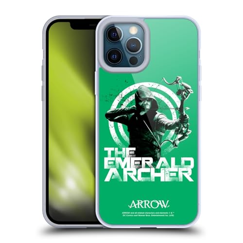 Head Case Designs Officially Licensed Arrow TV Series The Emerald Archer Graphics Gel Case [Military Grade Protection] Compatible with Apple iPhone 12 Pro Max