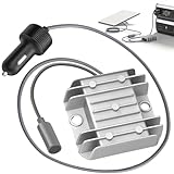 Aumento de voltaje inteligente de 9-28 V a 30 V/3,5 A: construido con un convertidor elevador de CC integrado, este adaptador aumenta eficientemente la entrada del vehículo o solar (9-28 V) a una salida estable de 30 V/3,5 A, asegurando que tu Starlink Mini funcione sin problemas sin caídas ni sobretensiones de voltaje.