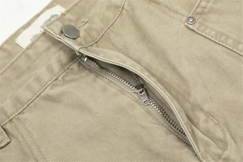 Men's Denim Pants Straight Casual Long High Street Style Casual Vintage Jeans​4