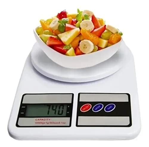 Balança De Cozinha Digital Eletrônica de Precisão - 1g Até 10kg