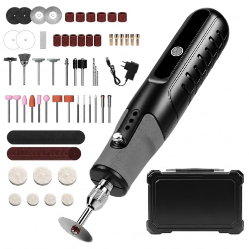 4.2V Kit de Mini Amoladora con 165 Accesorios, Herramienta Rotativas