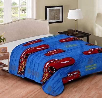 Single Bed Ac Blanket Dohar/Quilt, Size -54X84 Inches - Multi Colour (The car)-image-6