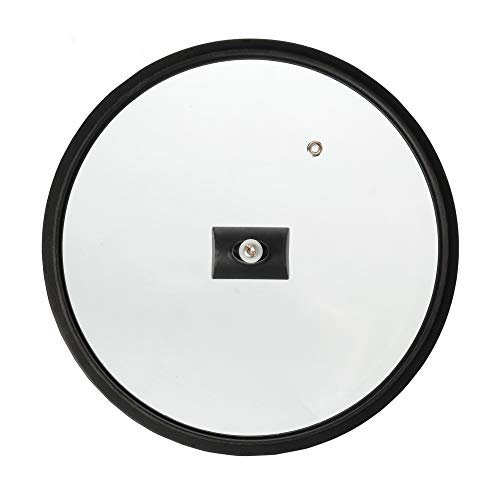 Moneta Flat Glass Lid, Silicone Rim, Aria, Transparent, 20 Cm - Image 3