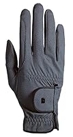 Roeckl Sports Reithandschuh ROECK-Grip, Turnier Sommer Handschuh, Anthrazit 7.5