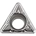 Kyocera TPMT 322XQ TN620 Grade Uncoated Cermet, 60 Degree Triangle, Positive Rake Angle, Neutral Turning Insert for Light Interruption and Medium in Steel (10 pcs)