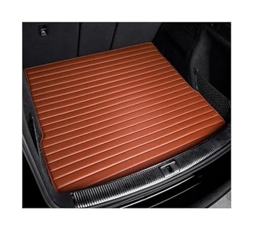 Tapis de coffre haut de gamme pour BMW F01 G11 style personnalisé marron