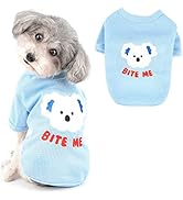 Ranphy Waffle Dog T-Shirt for Dog Small Girls Puppy Clothing with Bear Pattern Pet Cooling Breath...