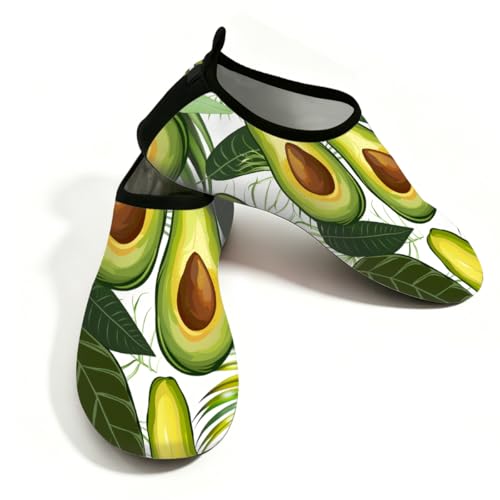 Zapatos acuáticos verde aguacate unisex para playa y senderismo