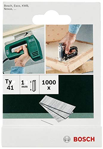 Bosch Accessories 2609255808 Set de 1000 pointes Type 41 Longueur 14 mm Cover