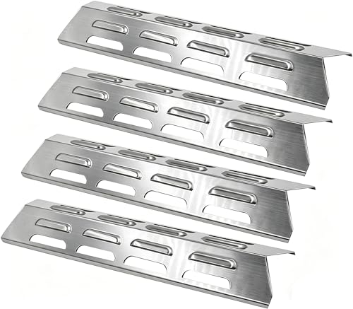 GFTIME BBQ Plaque de Chaleur en Acier Inoxydable de Remplacement / Bouclier pour Certains Modèles de Gril à Gaz Par Campingaz, Alice's Garden, Char-Broil,...