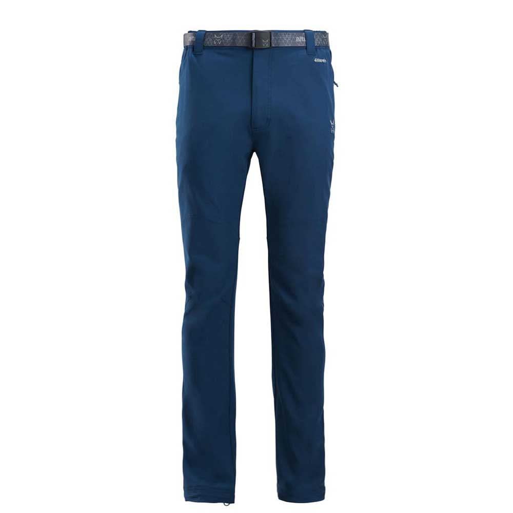 OLLOQUI Man G30 Pantalón Largo de Verano ligero - C: Azul Methyl T: XL