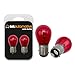 Price comparison product image Tek Automotive 380 Red Brake Light Bulbs 380R 12V 21/5W BAY15D Stop & Tail Replacement Car Bulbs - Twin Pack