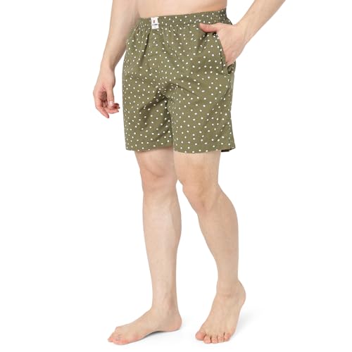 Image of Underjeans by Spykar Men Premium Olive Boxers