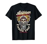 Retro Vintage American Motorcycle Indian native Bikers Gift T-Shirt