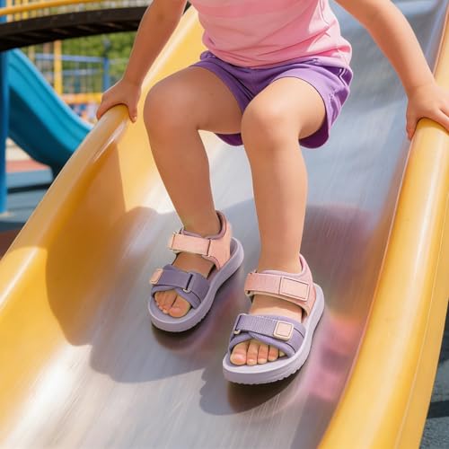 Image of BNV Toddler Little Kid Sandals Boys Girls Adjustable Strap Open-Toe Summer Outdoor Unisex Child Sport Beach Sandals(Toddler /Little Kid /Big Kid)