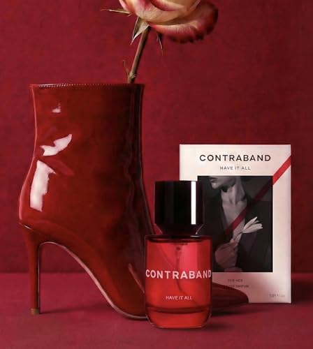 Image of Contraband Eau De Parfum - Have It All | Travel Size | Vanilla, Musky, Floral and Fruity Fragrance Notes | Warm Floral & Long Lasting Perfume For Women | 30 ml