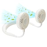 Photo Gallery cuqoo ventilatore da collo ricaricabile – dispositivo di raffreddamento indossabile a mani libere con 3 velocità, flusso d aria a 360° e doppia elica – ventilatore personale silenzioso – leggero e Photo Gallery cuqoo ventilatore da collo ricaricabile – dispositivo di raffreddamento indossabile a mani libere con 3 velocità, flusso d aria a 360° e doppia elica – ventilatore personale silenzioso – leggero e
