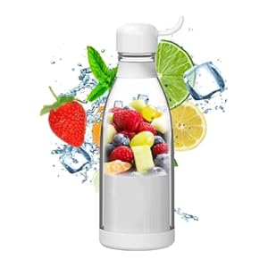 Draagbare Blender Mini 300 ml. Persoonlijke Blender USB Oplaadbare Mini Shakerfles voor Milkshake, Sap, Smoothie. Roestvrijstalen 304 mes en Food Grade PP. (USB Kabel Meegeleverd).
