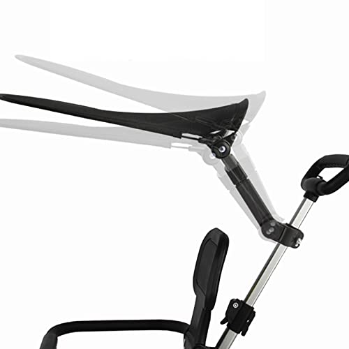 Stroller Canopy ，Adjustable Rider Stroller，Sun Protection In Black #TOP2