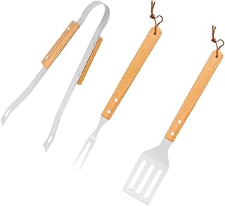 Luxshiny Ferramenta De Churrasco Espátula De Metal Frigideira Conjunto De Frigideira De Aço Inoxidável 1 Conjunto Garfo De Carne Escultura Espátula De Cozinha Conjunto De Utensílios De