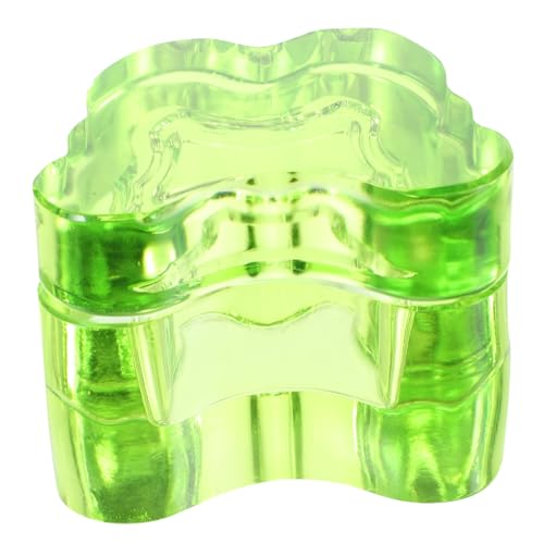 Ipetboom Decorative Crystal Nail Cup with Lid for Mixing Nail Art Liquids and Powders for