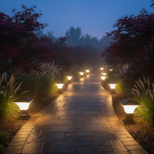 Image of BrighLyt Waterproof Outdoor Gate Light for Home Entrance - Rustproof Pillar Lamp for Garden, Patio & Boundary Wall (GL01, Pack of 1)