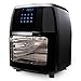 SOGO Freidora 6 litros, Deshidratador, Horno de AIRE Caliente, Automático, Asador, Negro Y Gris, 10 Litros