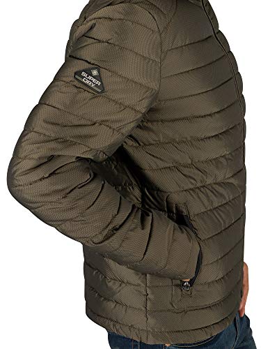 Superdry Double Zip Fuji Giacca, Verde (Army Green...