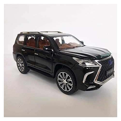 Cadeau pour enfants voiture jouet SUV bleu en métal avec animation sonore pour anniversaire
