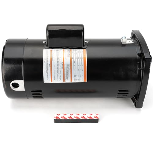 Gelessy Swim Square Flange Pool Motor UST1202 2HP, 3450 RPM, 48Y Frame, Capacitor Start/Capacitor Run, ODP Enclosure - SP2815X20