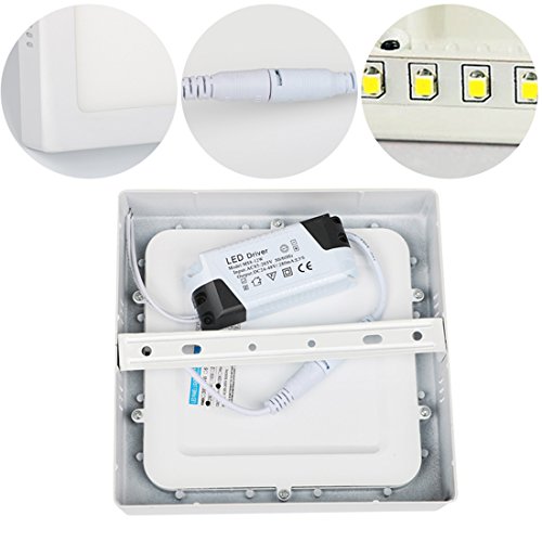 XYD®, Pannello da soffitto a LED, quadrato, da