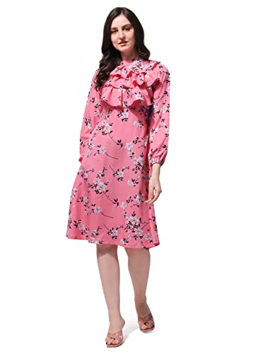 Image of OOMPH! Women's Wrap Knee Length Dress