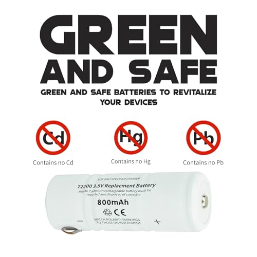 Batería Recargable 3.5V 800mAh para Welch Allyn miniatura 4