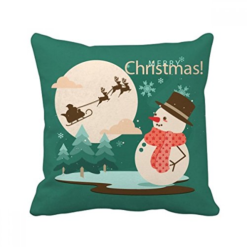 Coussin de projection Renne de Noël multicolor 40x40cm avec insert - 2