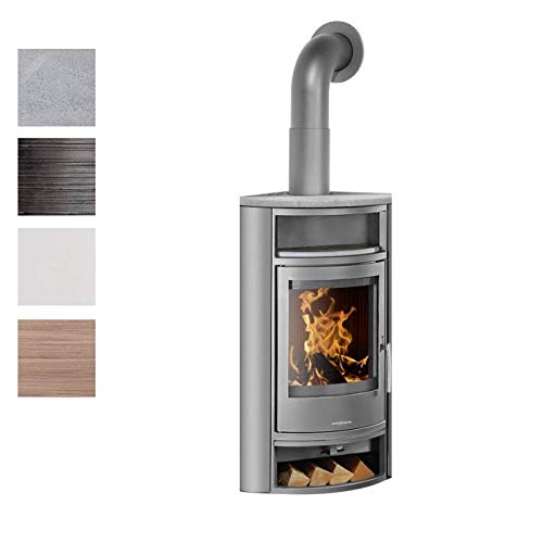 Preisvergleich Produktbild ORANIER Polar Eck Kaminofen Gussgrau 6.5 kW A