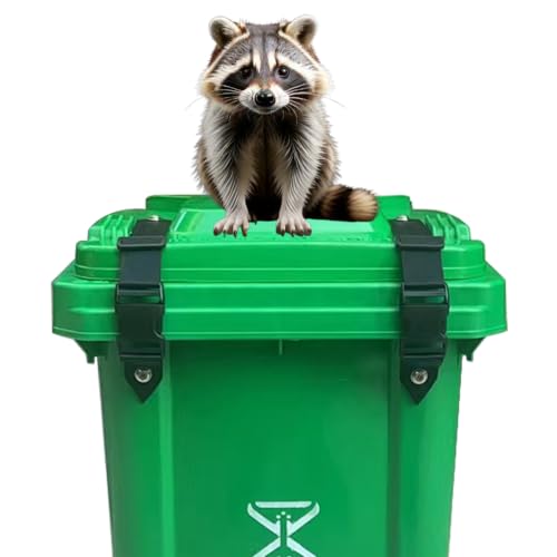 Trash Can Lock for Animals,Garbage Can Locks for Raccoon,Bear - 2Pk