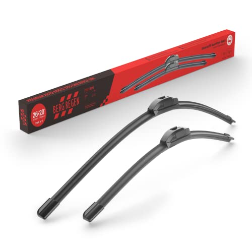 Image of BERG REGEN 24 inch+19 inch Windshield Wiper Blades Replacement for Toyota Camry 2002-2006, Toyota Solara 2004-2008, Chevrolet Malibu 2013-2015, Honda Civic 2002-2005 -Genuine OEM Quality (Set of 2)