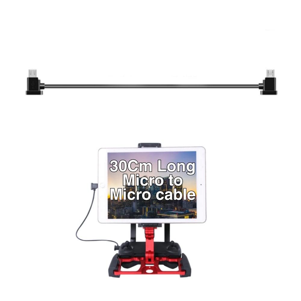 GetZget Data Cable For Dji Mavic Mini/Mavic 2 Pro/Mavic Pro/Mavic Air/Spark Remote Control Cable(30Cm, Micro To Type C), Black (B09KQ547N6) Amazon Price History, Amazon Price Tracker