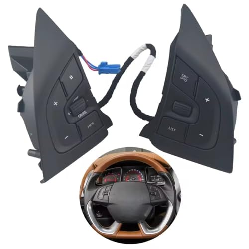 Bouton de volant Citroën DS6 DS4S commande régulateur volume - 4