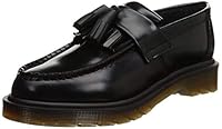 Dr. Martens Unisex Adrian Tassel Loafer, Black Smooth Leather, UK 5/US M6W7