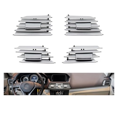 Grille de ventilation centrale réglable pour tableau de bord W207