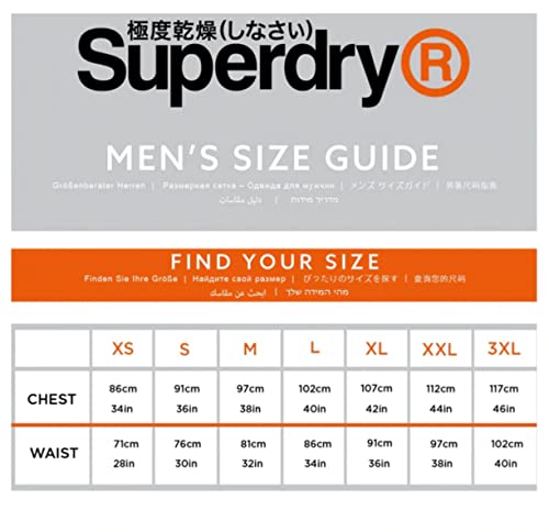 Superdry Vintage Logo EMB Ziphood Gilet-Sweat-Shirt, Varsity Blue Marl, M Homme - Image 8
