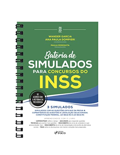 Bateria de simulados para concursos do INSS: