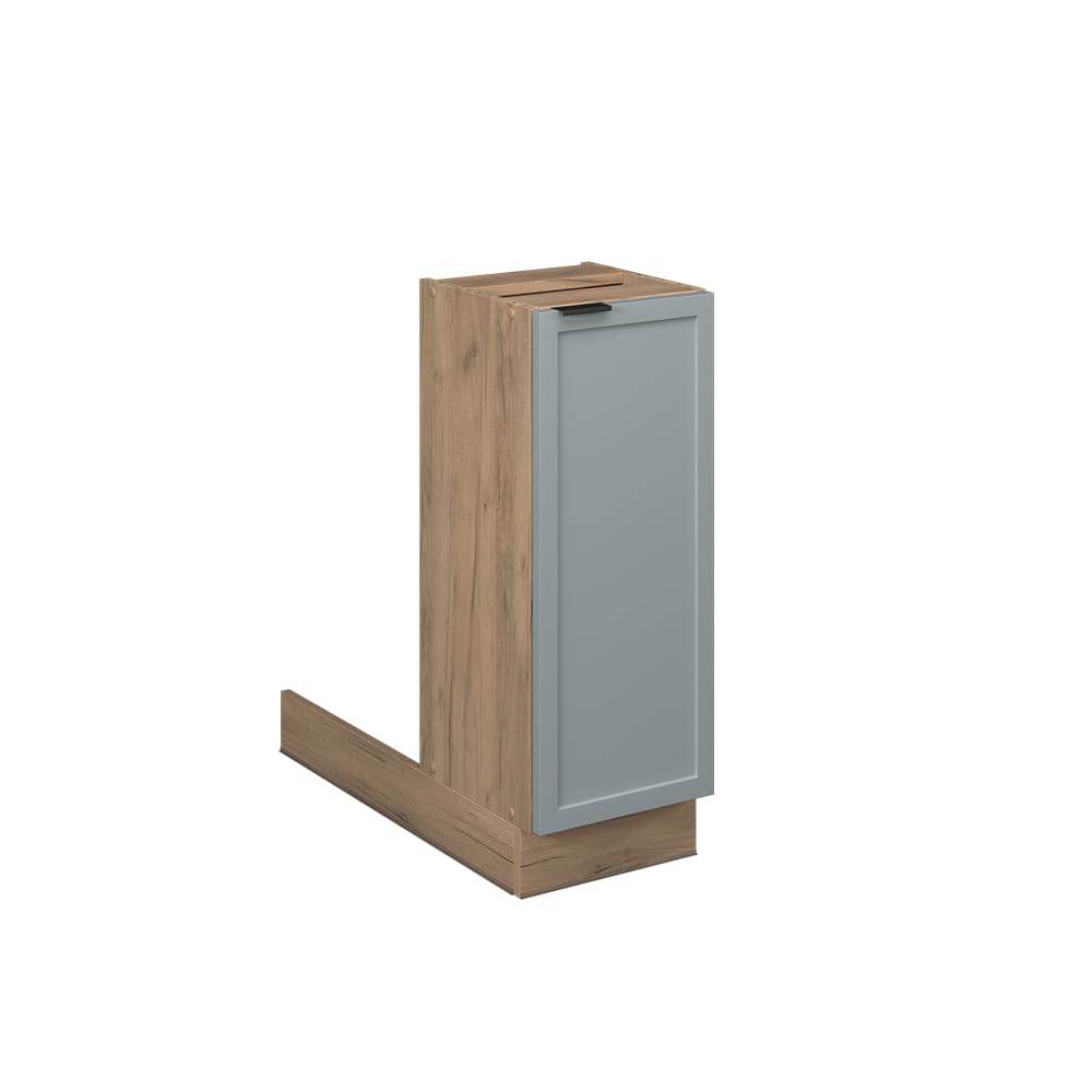 Vicco Isla de cocina "Fame-Line", Azul claro-gris, 30 cm sin encimera