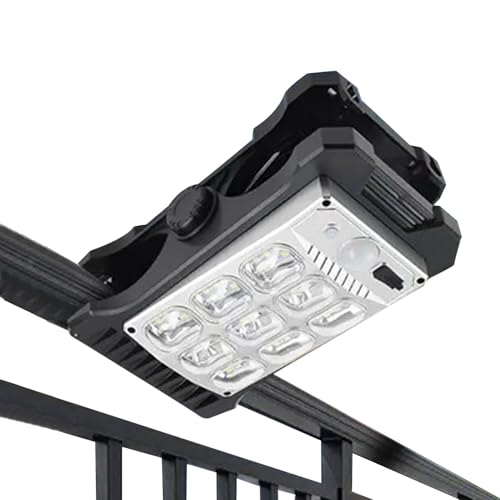 Luz solar con pinza para solucionar las zonas oscuras en vallas y accesos de jardin