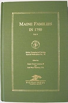 Hardcover Maine Families in 1790 Volume 4 Book