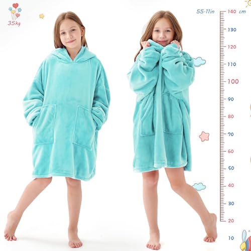 Aemicion KID-TEAL Wearable Blanket Hoodie thumb #2