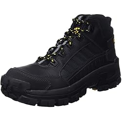 Botas Caterpillar Hombre De Trabajo Caterpillar Invader Mid St SB E Fo HRO Sra, Bota Industrial Hombre, Negro, 45 EU